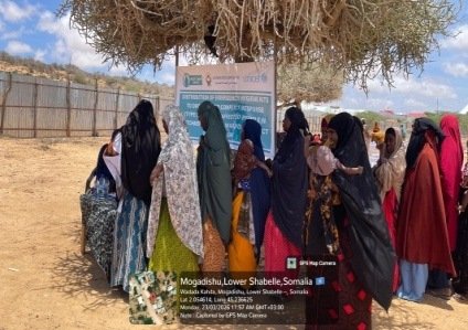 Kahda hygiene kit distribution: photograph 14 from the TSS report