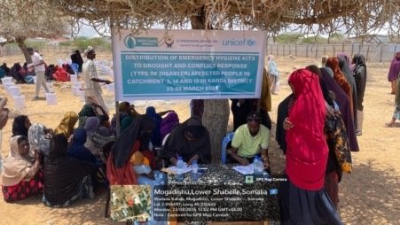 Kahda hygiene kit distribution: photograph 15 from the TSS report