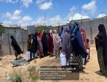 Kahda hygiene kit distribution: photograph 32 from the TSS report