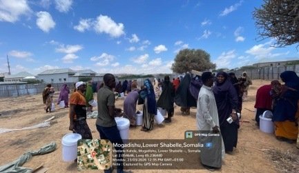 Kahda hygiene kit distribution: photograph 34 from the TSS report