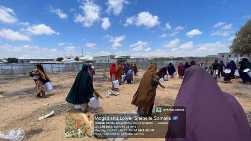 Kahda hygiene kit distribution: photograph 36 from the TSS report