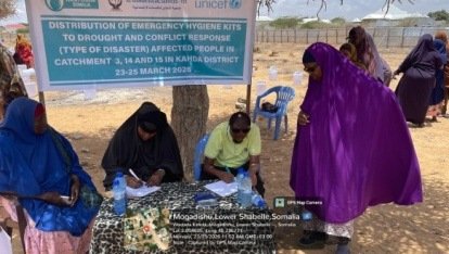 Kahda hygiene kit distribution: photograph 6 from the TSS report
