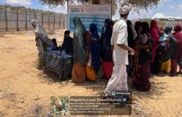 Kahda hygiene kit distribution: photograph 8 from the TSS report