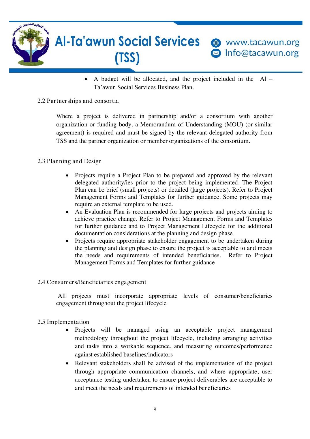 Programme Planning Policy Programme Planning Policy — source document page 9