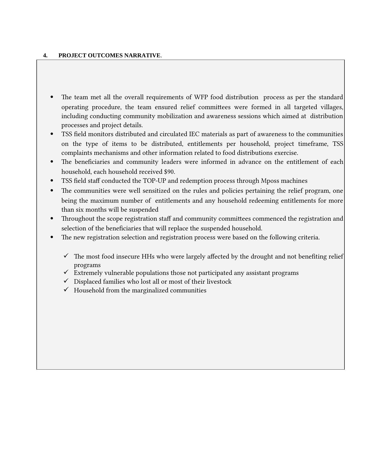 TSS Qandala relief report 2022 — source page 4