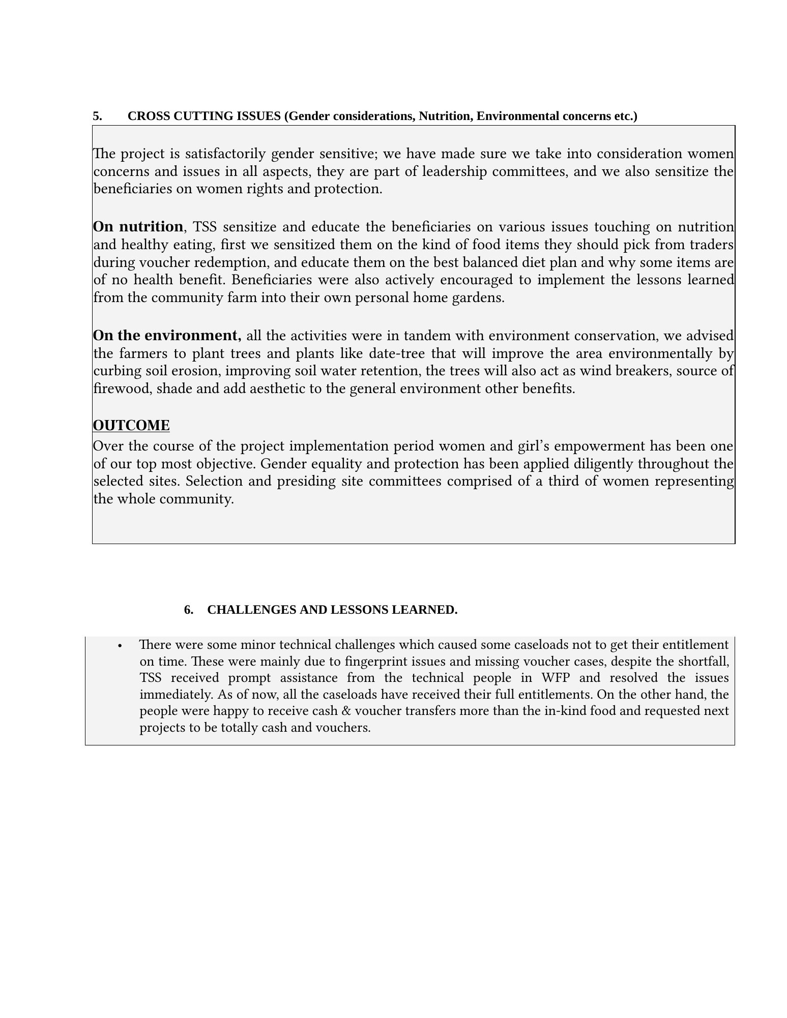 TSS Qandala relief report 2022 — source page 6